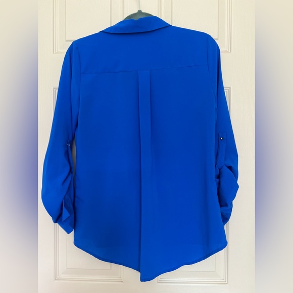 Calvin Klein Long Sleeve Shirt, Size XS, Blue, Pre-owned - Picture 2 of 10